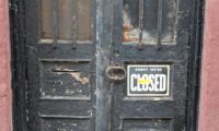 Old door, Tribeca, NYC, 2018